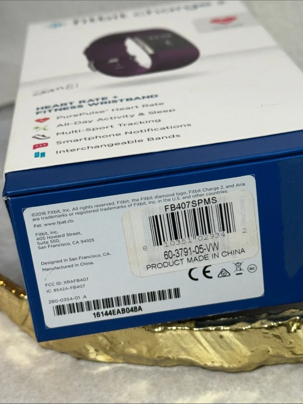 fitbit Charge 2 Fitness Wristband - Purple